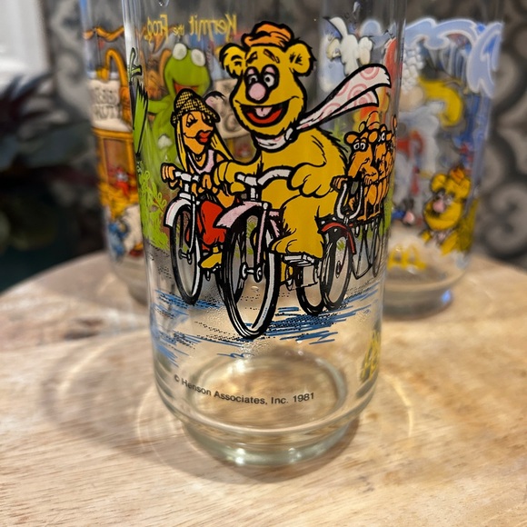 1981 Vintage Muppet McDonald’s Collector Glass Set of 5 - Picture 10 of 16